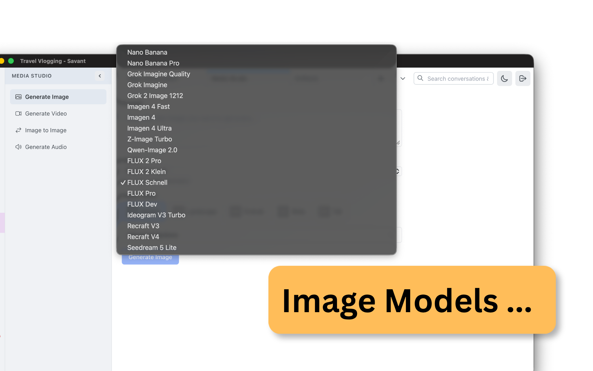Image generation models