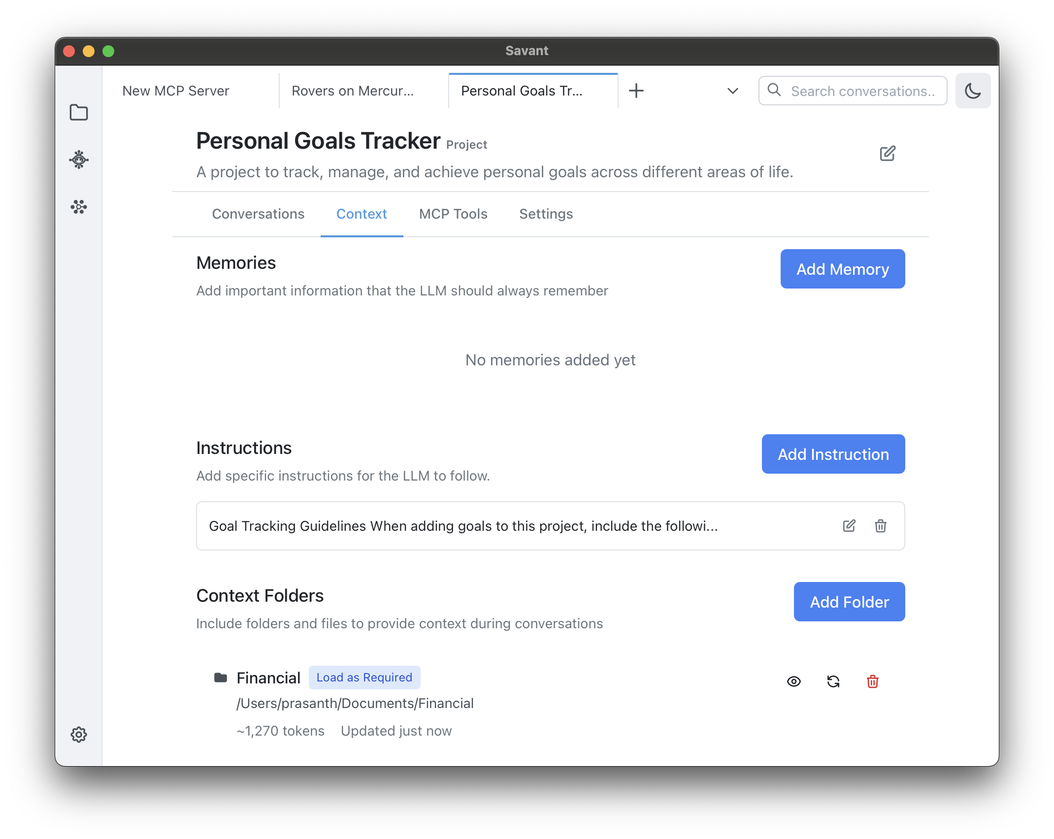 Context controls and usage optimization